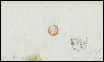 N°21, 2 pièces + n°30, 2 pièces obl rect de points 184 + CAD "Napoli UF° SUCCle del Porto" (1867) sur lettre pour Naples (Salles n°696). TB