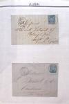 Restant de collection de l'Aveyron : lettres type Sage et 20ème siècle : Aguessac à Villefranche de Rouergue : 2 gros classeurs de bureau