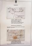 Beau restant de collection des marques postales de Nancy (1724 - 1848) primée en exposition régionale contenant 60 plis de qualité choisie