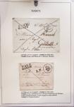 Beau restant de collection des marques postales de Nancy (1724 - 1848) primée en exposition régionale contenant 60 plis de qualité choisie