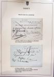 Beau restant de collection des marques postales de Nancy (1724 - 1848) primée en exposition régionale contenant 60 plis de qualité choisie
