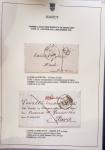 Beau restant de collection des marques postales de Nancy (1724 - 1848) primée en exposition régionale contenant 60 plis de qualité choisie
