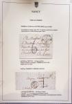 Beau restant de collection des marques postales de Nancy (1724 - 1848) primée en exposition régionale contenant 60 plis de qualité choisie