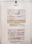 Beau restant de collection des marques postales de Nancy (1724 - 1848) primée en exposition régionale contenant 60 plis de qualité choisie