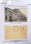 Classeur rouge de bureau contenant une collection de 108 cartes postales avec cachets d'hôpitaux (dont des bénévoles) du Tarn et Garonne