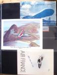 Album Safe vert contenant 20 plis Zeppelin ou thème Zeppelin + 172 plis ligne Mermoz et conquête de l'Atlantique sud ainsi que ligne Dagnaux (Afrique)