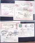 Album Safe vert contenant 20 plis Zeppelin ou thème Zeppelin + 172 plis ligne Mermoz et conquête de l'Atlantique sud ainsi que ligne Dagnaux (Afrique)