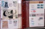 Album brun de 141 plis : premiers vols Caravelle (1957 - 1969) et Concorde (Français et Anglais) + divers dont quelques Airbus
