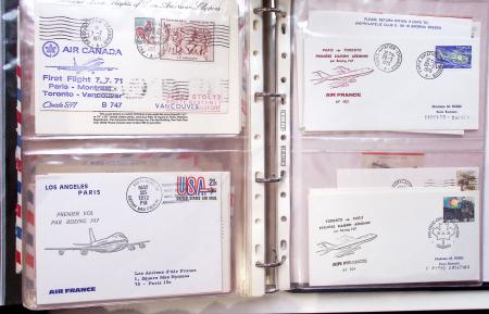 Album noir de 123 premiers vols : USA, Canada et Atlantique nord (1928 - 1975)