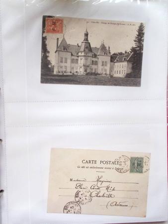 Album rouge "Collectors range" période Sage et semi-moderne dont aérophilatélie et curiosités