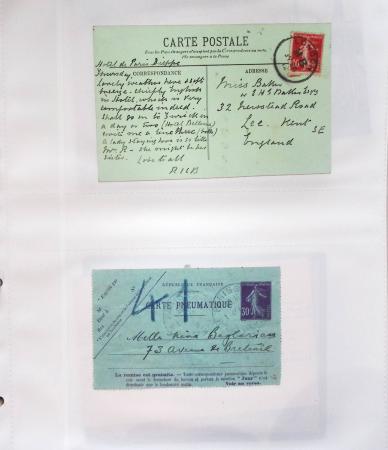 Album rouge "Collectors range" période Sage et semi-moderne dont aérophilatélie et curiosités
