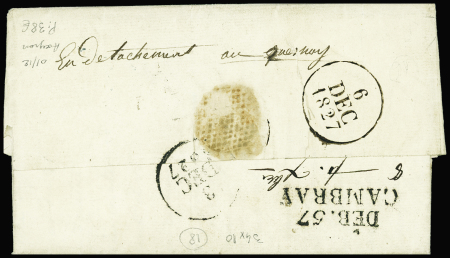 MP "Deb 57 Cambray" (1827), 34x10mm, ind 18. TB