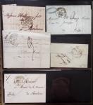 Album Safe noir du Nord : Ancien Régime à 1900 : Le Quesnoy et diverses localités, cursives, PP à numéros, noms révolutionnaires : 57 Nord-Libre (2)