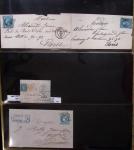 Album Safe noir du Nord : Ancien Régime à 1900 : Le Quesnoy et diverses localités, cursives, PP à numéros, noms révolutionnaires : 57 Nord-Libre (2)