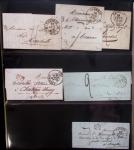 Album Safe noir du Nord : Ancien Régime à 1900 : Le Quesnoy et diverses localités, cursives, PP à numéros, noms révolutionnaires : 57 Nord-Libre (2)