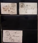 Album Safe noir du Nord : Ancien Régime à 1900 : Le Quesnoy et diverses localités, cursives, PP à numéros, noms révolutionnaires : 57 Nord-Libre (2)