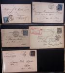 Album Safe noir du Nord : Ancien Régime à 1900 : Le Quesnoy et diverses localités, cursives, PP à numéros, noms révolutionnaires : 57 Nord-Libre (2)