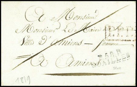 Oise : "P 58 P Noailles" (1829), ind 23. TB