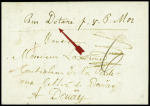 Nord : marque ronde ornée d'une fleur de lys "Déboursé de Douay" (L14 - SD), ind 30. RR et TB