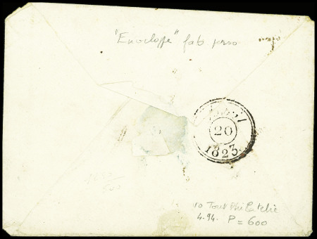 Double cursive rouge "58 Marseille Beauvais" (1823), ind 18. TB