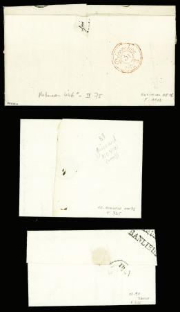 Bel ensemble de 34 cursives du département de l'Oise dont 58 Carlepont (ind 19), 58 Cires les Mello, 58 Cuise la Motte, 58 Guiscard Noyon, 58 Liancourt