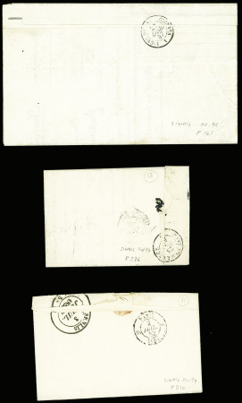 Bel ensemble de 34 cursives du département de l'Oise dont 58 Carlepont (ind 19), 58 Cires les Mello, 58 Cuise la Motte, 58 Guiscard Noyon, 58 Liancourt