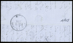 N°37 obl. Étoile 1 + CAD "Paris Pl. de la Bourse" (25 oct 70) sur ballon monté pour Selles-s-Cher (Loir et Cher), avec arrivée 3 nov. TB