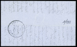 N°37 obl. Étoile 1 + CAD "Paris Pl. de la Bourse" (7 nov 70) sur ballon monté pour Selles sur le Cher (Loir et Cher), arrivée 12 nov. TB