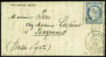 N°37 obl. Étoile 5 + CAD "Paris R. de Bondy" (27 dec 70) sur Gazette des Absents n°19 pour Bayonne avec arrivée 1 janv 71 (Le Bayard). TB