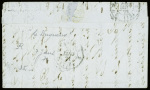 N°37 obl. Étoile 9 + CAD "Paris R. Montaigne" (7 janv 71) sur ballon monté pour Marseille avec arrivée 21 janv 71 (Le Duquesne). TB