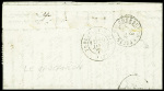 N°37 obl. Étoile 24 + CAD "Paris R. de Cléry" (14 janv 71) sur ballon monté pour Trouville (Calvados) avec arrivée 20 janv (Le Vaucanson). TB