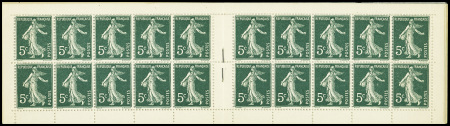 Carnet n°137C3 de 40 timbres vendu 2F05. TB. Cote 370€