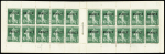 ++ Carnet n°159 CA1, couverture Pasteur à l'écran (S28) avec surcharge "Annulé". TB. Cote 2500€