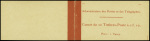 ++ Carnet n°138C1, 10c rouge prix 2 francs (sans l'agrafe). TB. Cote 360€