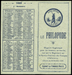 ++ N°235 CP1, carnet Le Philipode. TB. Cote 460€