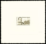 N°1295 - 0,15 + à,05 Du Guesclin - 5 épreuves d'artiste en brun, noir (2), en vert, en bleu. TB