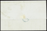 N°13 + 14 obl. PC 1896 + CAD "4 Marseille 4" (1857) sur lettre pour Valence (Espagne) avec taxe espagnole bleue. TB