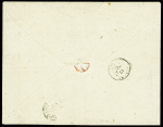 N°17 (percé en lignes), obl. Losange de points "BS2" + CAD "BS2 Paris BS2" (1861) sur lettre pour Beaune. TB