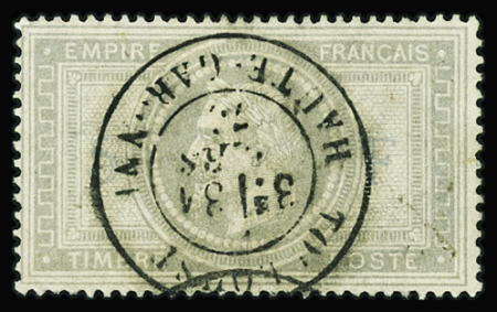 N°33 5f violet-gris, obl. CAD T18 "Toulouse Haute Garonne",