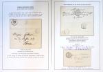 Collection de 108 lettres de préphilatélie avec cachets à date types 11 à 15 dont Alsace-Lorraine bien représentée. Lettres pour l'étranger