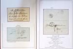 Collection de 61 plis de préphilatélie : lettre de compte. CAD d'entrée. Bateaux à vapeur. Tarifs. Taxes. Rebuts. TB
