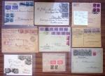 Collection de lettres de l'inflation allemande de 1923 : 18 tarifs dont 13 changements du 1er aout au 31 décembre. 90 documents au total