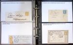 Album noir de 100 lettres classiques et marques postale d'Indre et Loire : Abilly (3) - Amboise (43) - Autreche (7) - Avoine (1) - Azay le Rideau (15)