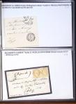 Album noir de 100 lettres classiques et marques postale d'Indre et Loire : Abilly (3) - Amboise (43) - Autreche (7) - Avoine (1) - Azay le Rideau (15)