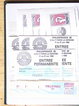 1922-1972, Collection de vignettes sur Rouen et Croix-Rouge