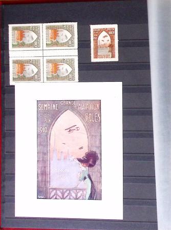 1922-1972, Collection de vignettes sur Rouen et Croix-Rouge