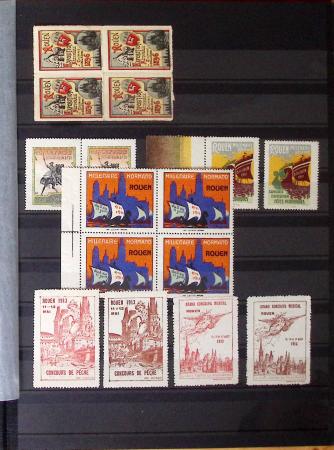1922-1972, Collection de vignettes sur Rouen et Croix-Rouge