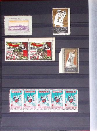 1922-1972, Collection de vignettes sur Rouen et Croix-Rouge