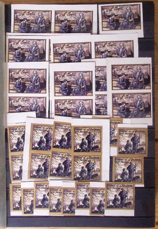 1922-1972, Collection de vignettes sur Rouen et Croix-Rouge