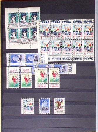 1922-1972, Collection de vignettes sur Rouen et Croix-Rouge